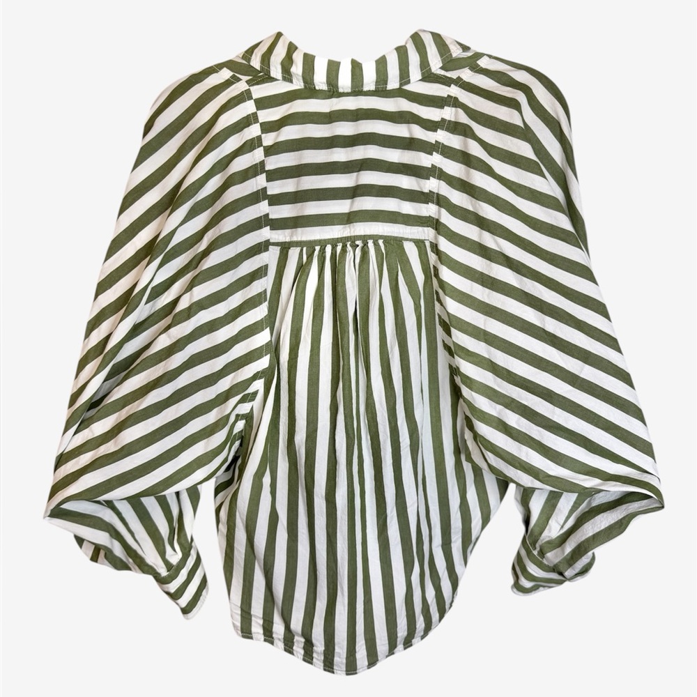 Pilcro Anthropologie Bailey Boyfriend Batwing Buttondown Blouse Size XS - Picture 3 of 10